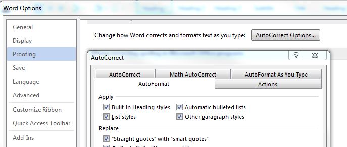 Change to Curly Quotes